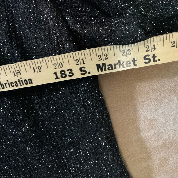 Sparkly Black Fringe Dress Mini Party‎ Clubwear Women's - Picture 8 of 11